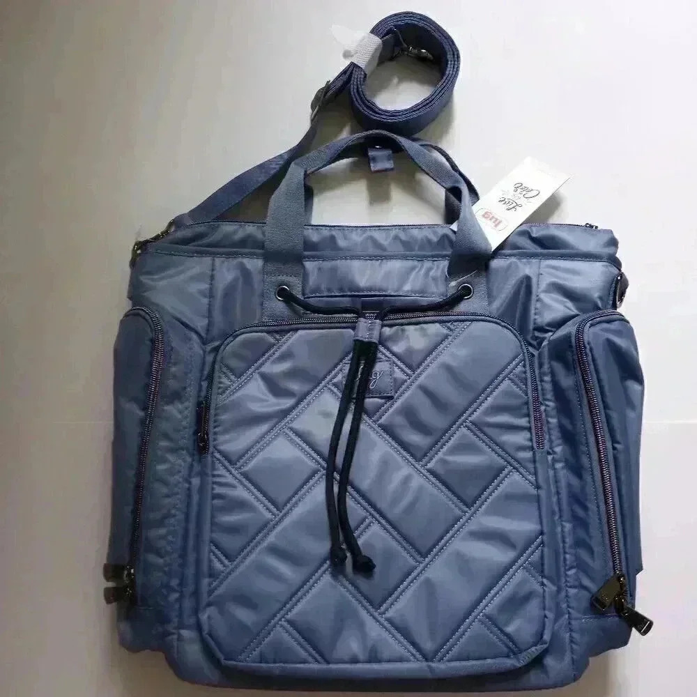LUG Bustle Convertible Tote / Shoulder Bag / Top Handle Bag - Blue Moon - Picture 6 of 16